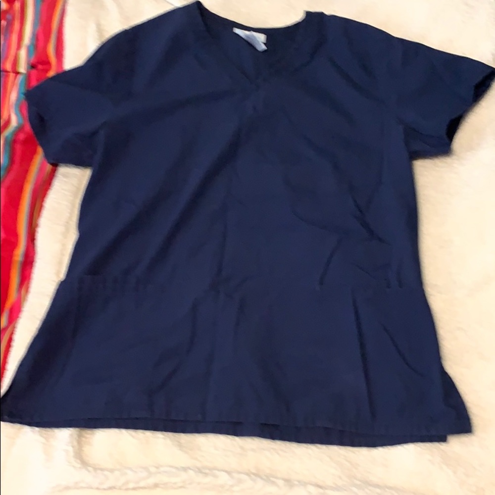 SB Women’s scrubs M/S set Indigo/Navy